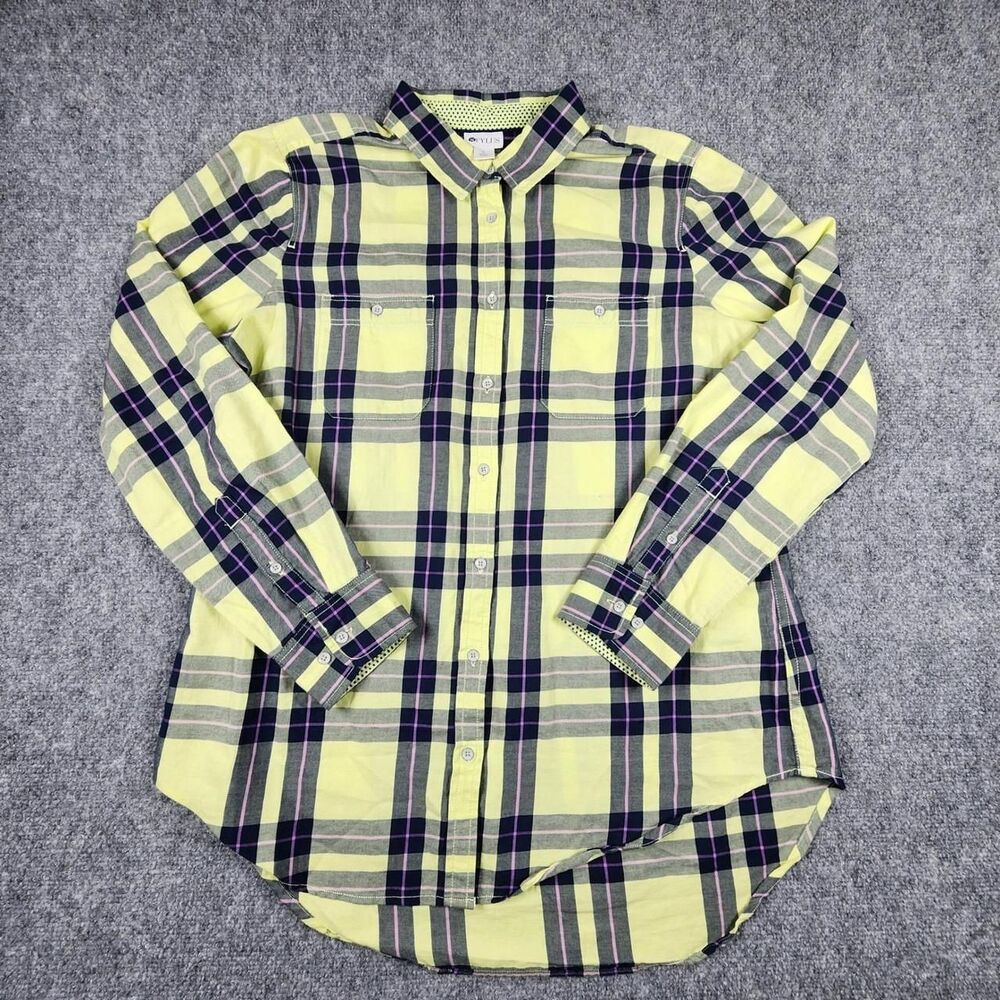 Unbranded Women's Yellow and Navy Shirt